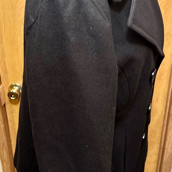 Michael Michael Kors black pea coat size large - Picture 5 of 13